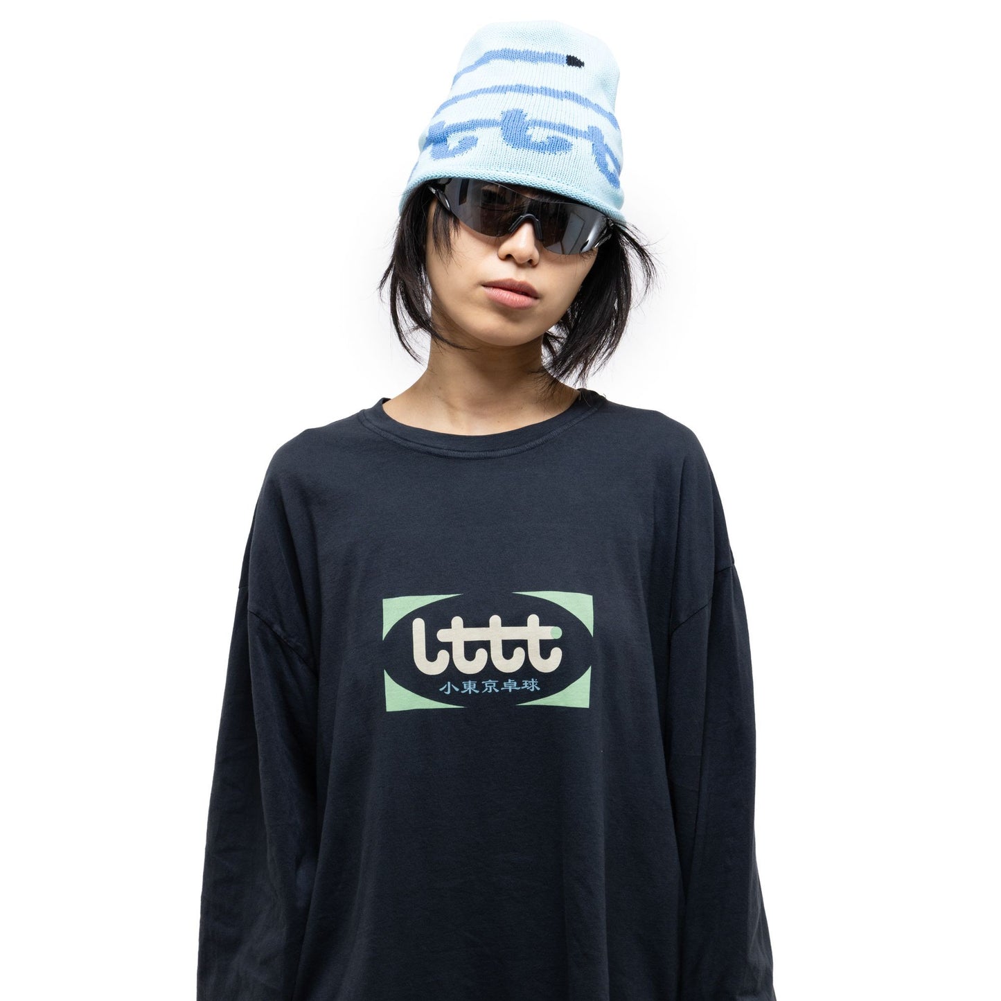 LTTT - KNIT SWIRL BEANIE - Blue