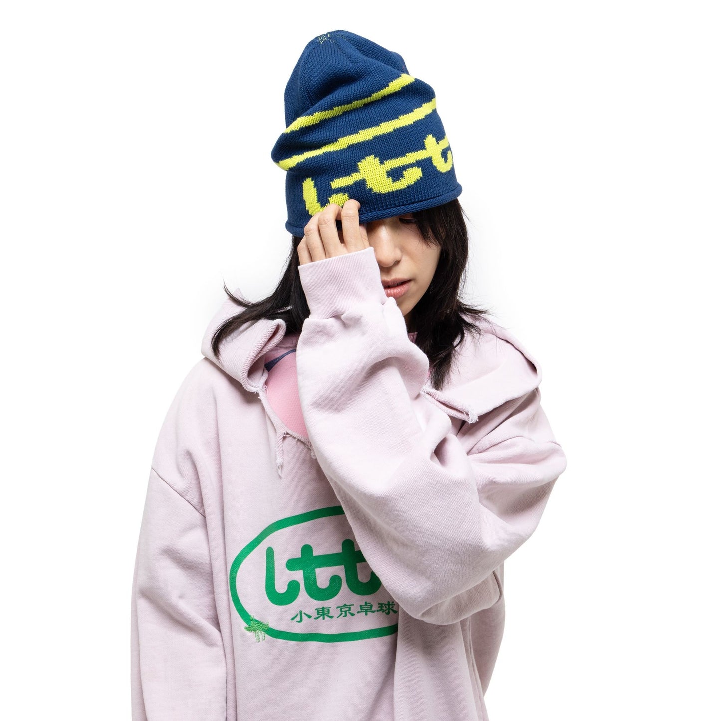 LTTT - KNIT SWIRL BEANIE - Yellow
