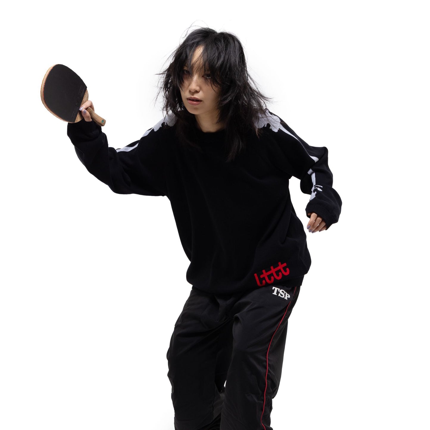 LTTT - VIOLIN SWEATER - Black