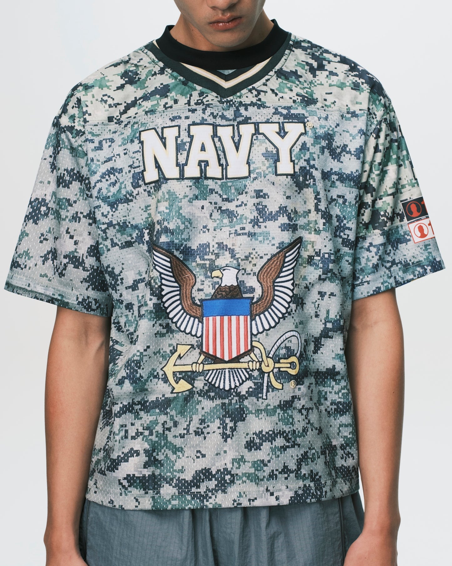 (nu-T115) NAVY DIGI Jersey