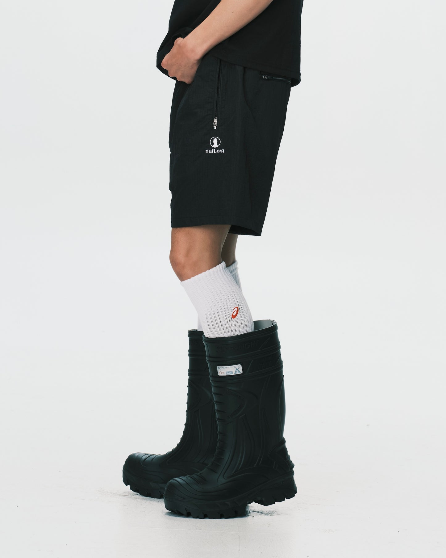 (nu-P62) Profile Shorts Black