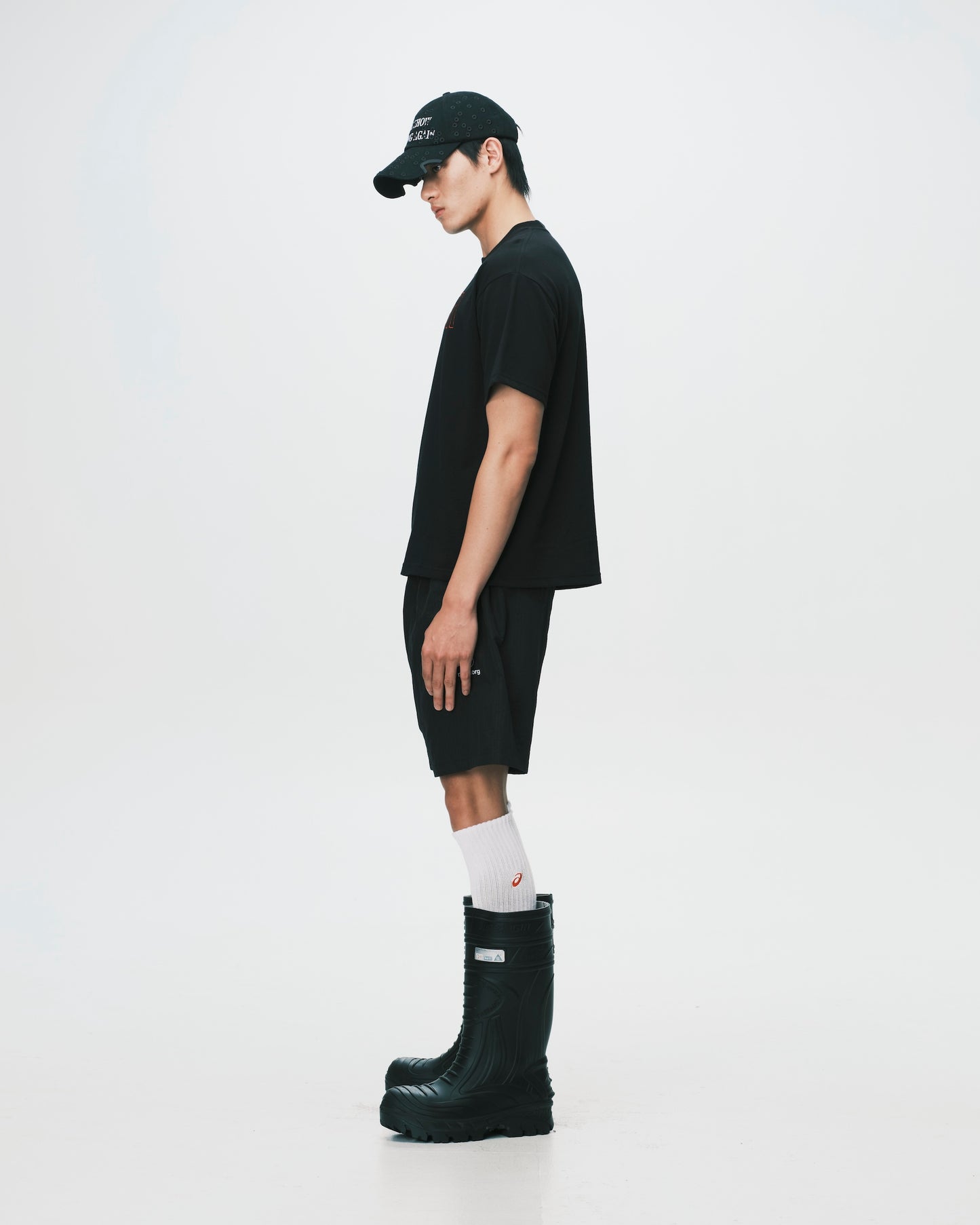 (nu-P62) Profile Shorts Black