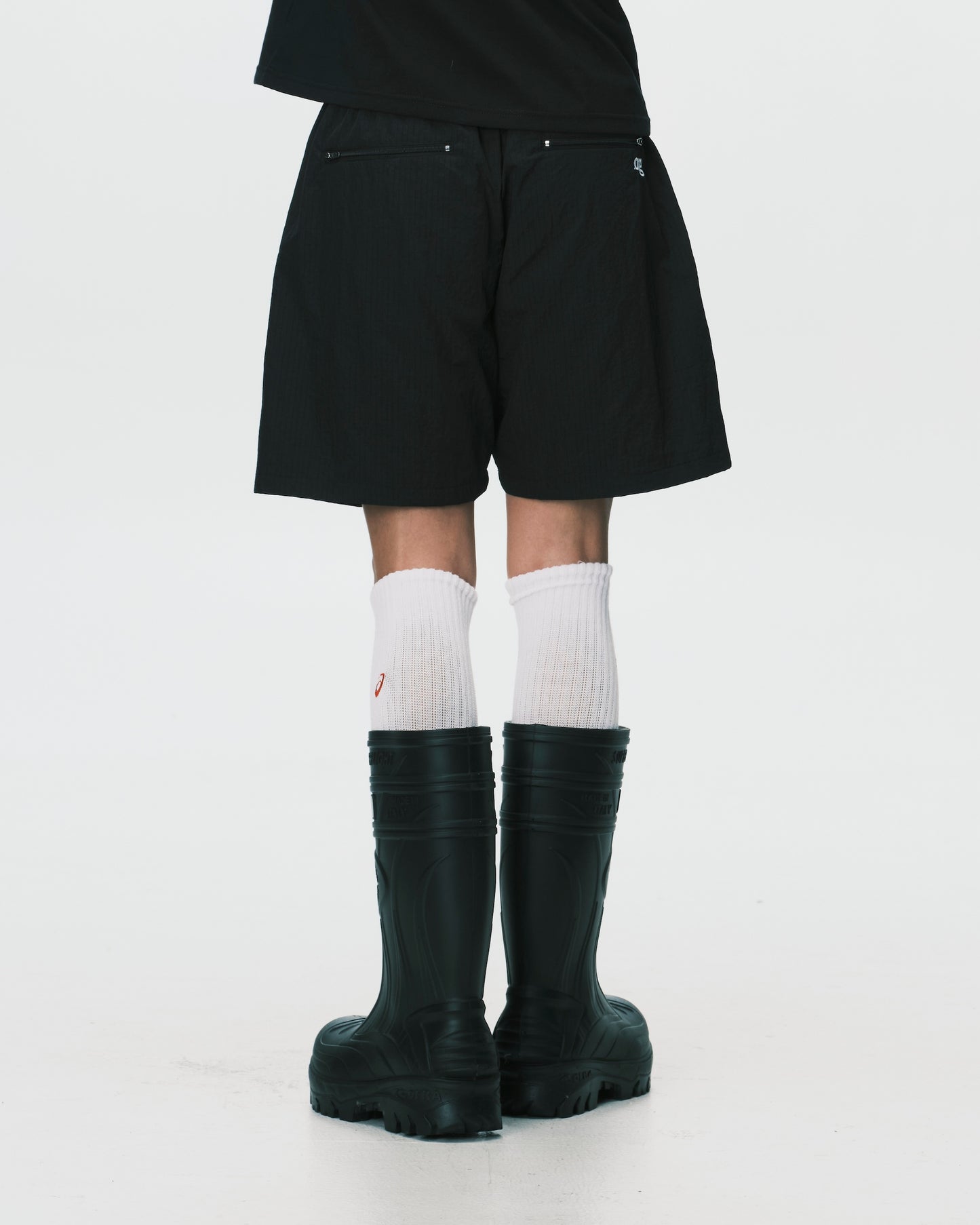 (nu-P62) Profile Shorts Black