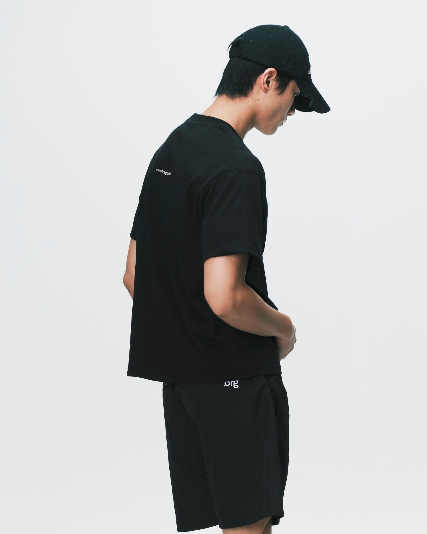 (nu-P62) Profile Shorts Black