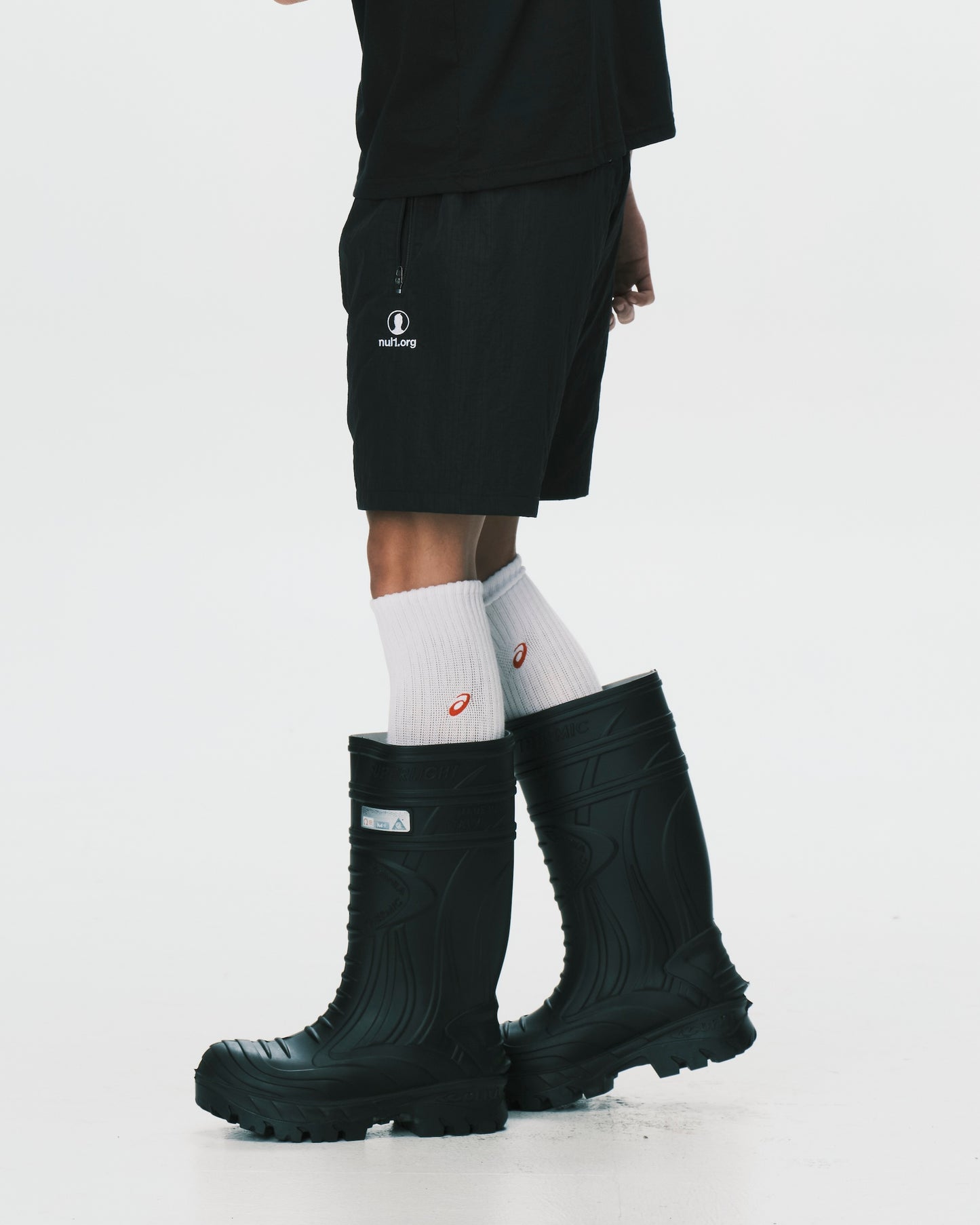 (nu-P62) Profile Shorts Black