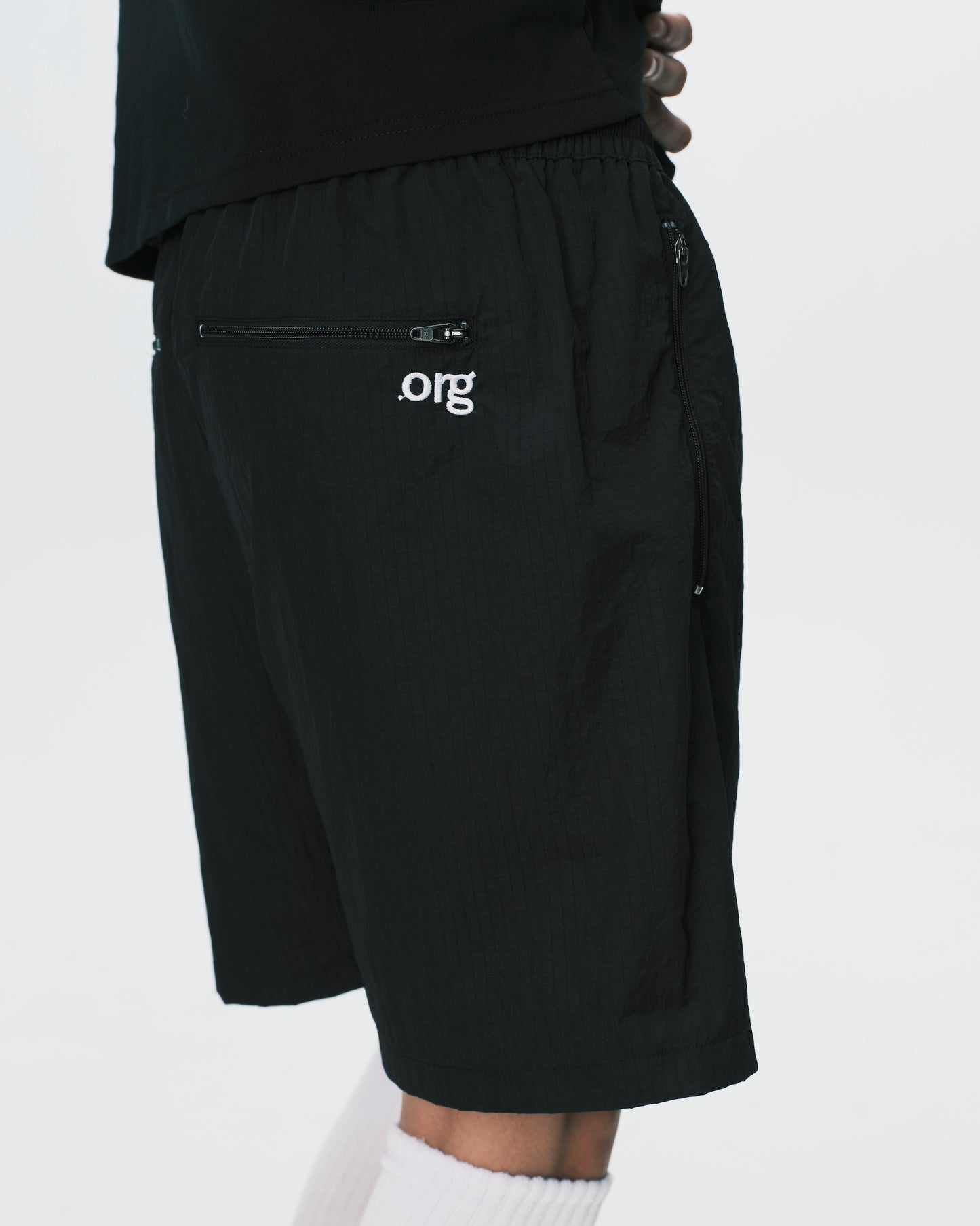 (nu-P62) Profile Shorts Black