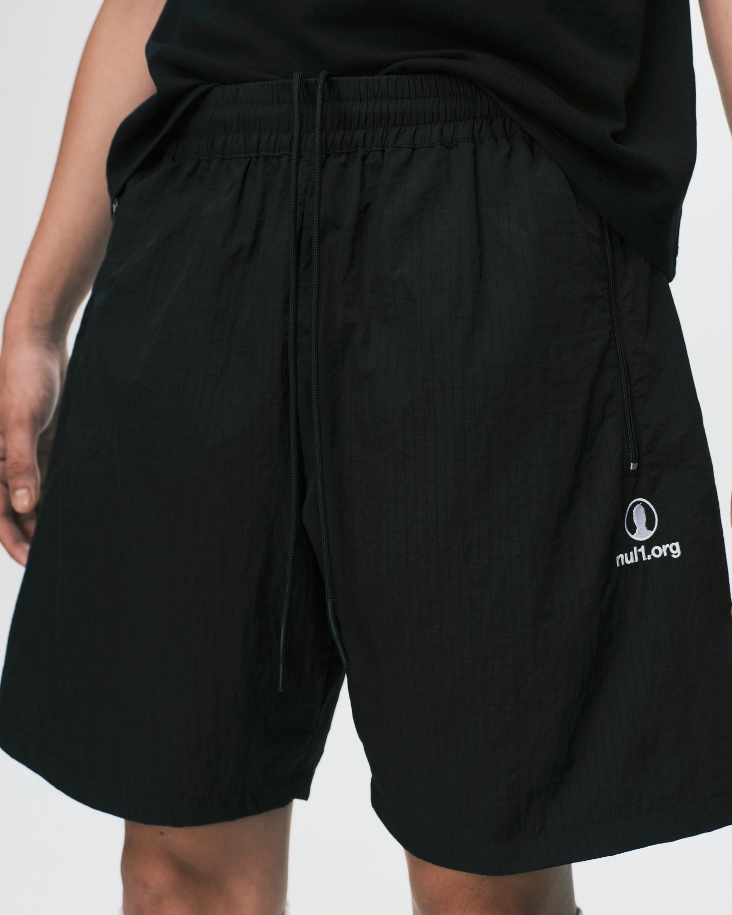 (nu-P62) Profile Shorts Black