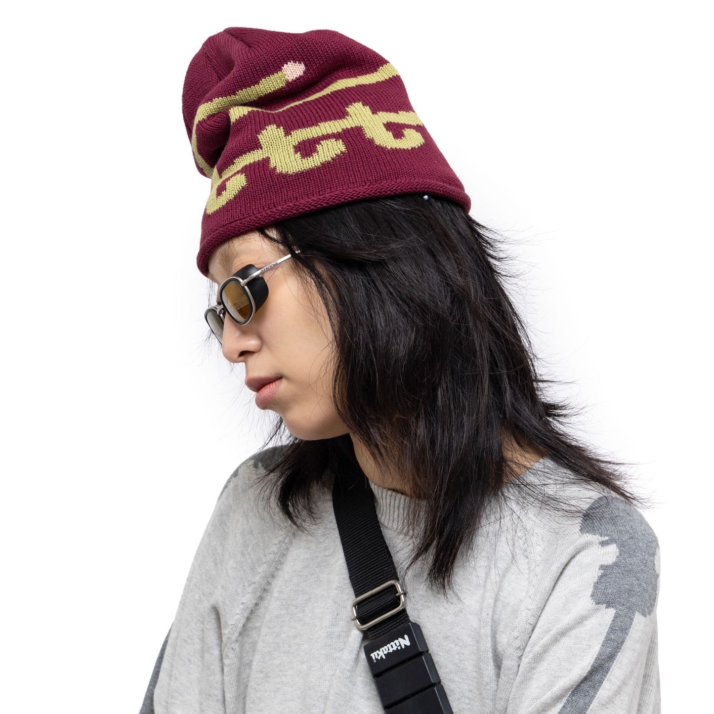 LTTT - KNIT SWIRL BEANIE - Gold