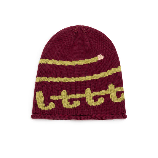 LTTT - KNIT SWIRL BEANIE - Gold