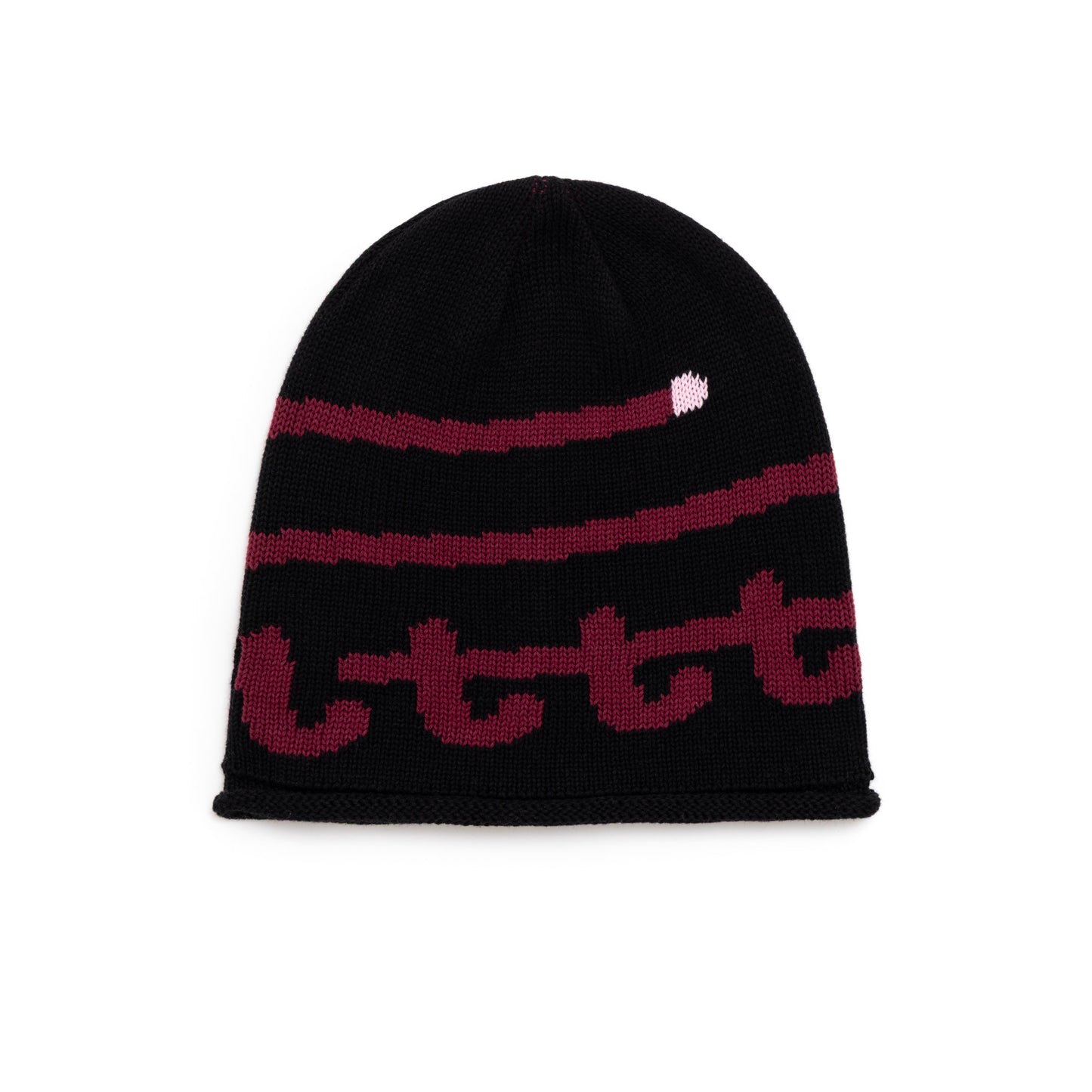 LTTT - KNIT SWIRL BEANIE - Red