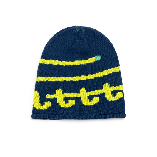 LTTT - KNIT SWIRL BEANIE - Yellow
