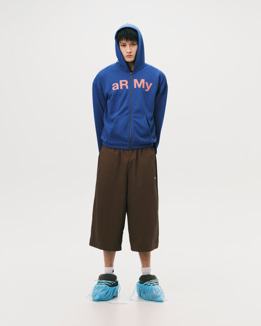 (nu-22) aRMy Slim Wave Zip Hoodie