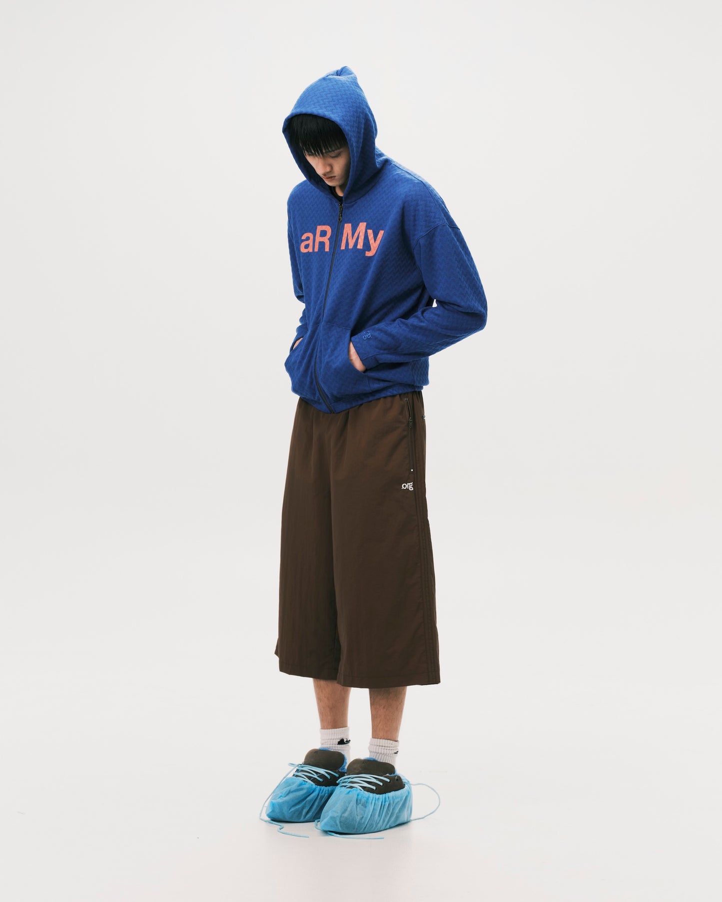(nu-22) aRMy Slim Wave Zip Hoodie