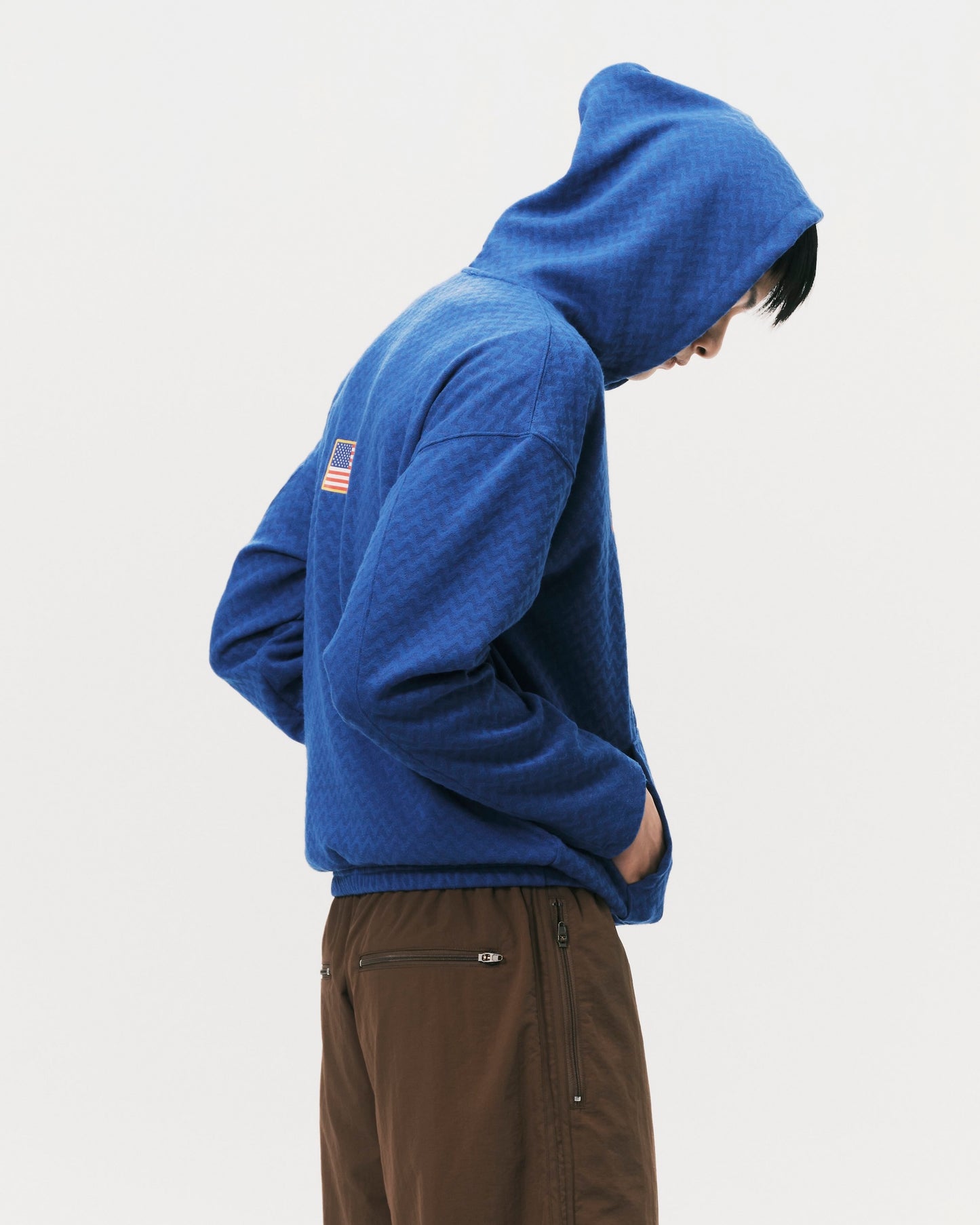(nu-22) aRMy Slim Wave Zip Hoodie