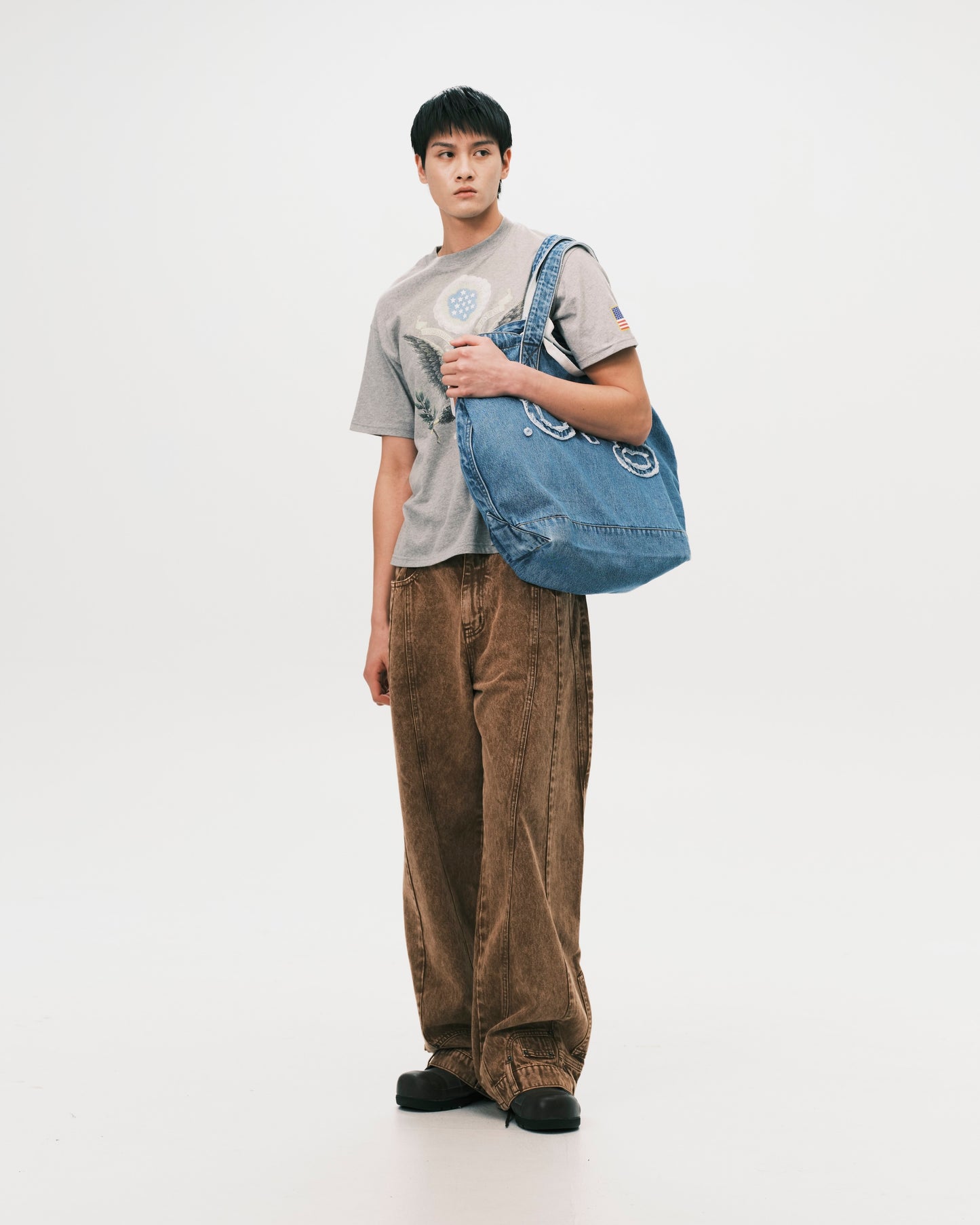 (nu-B18) Stylist Denim Bag