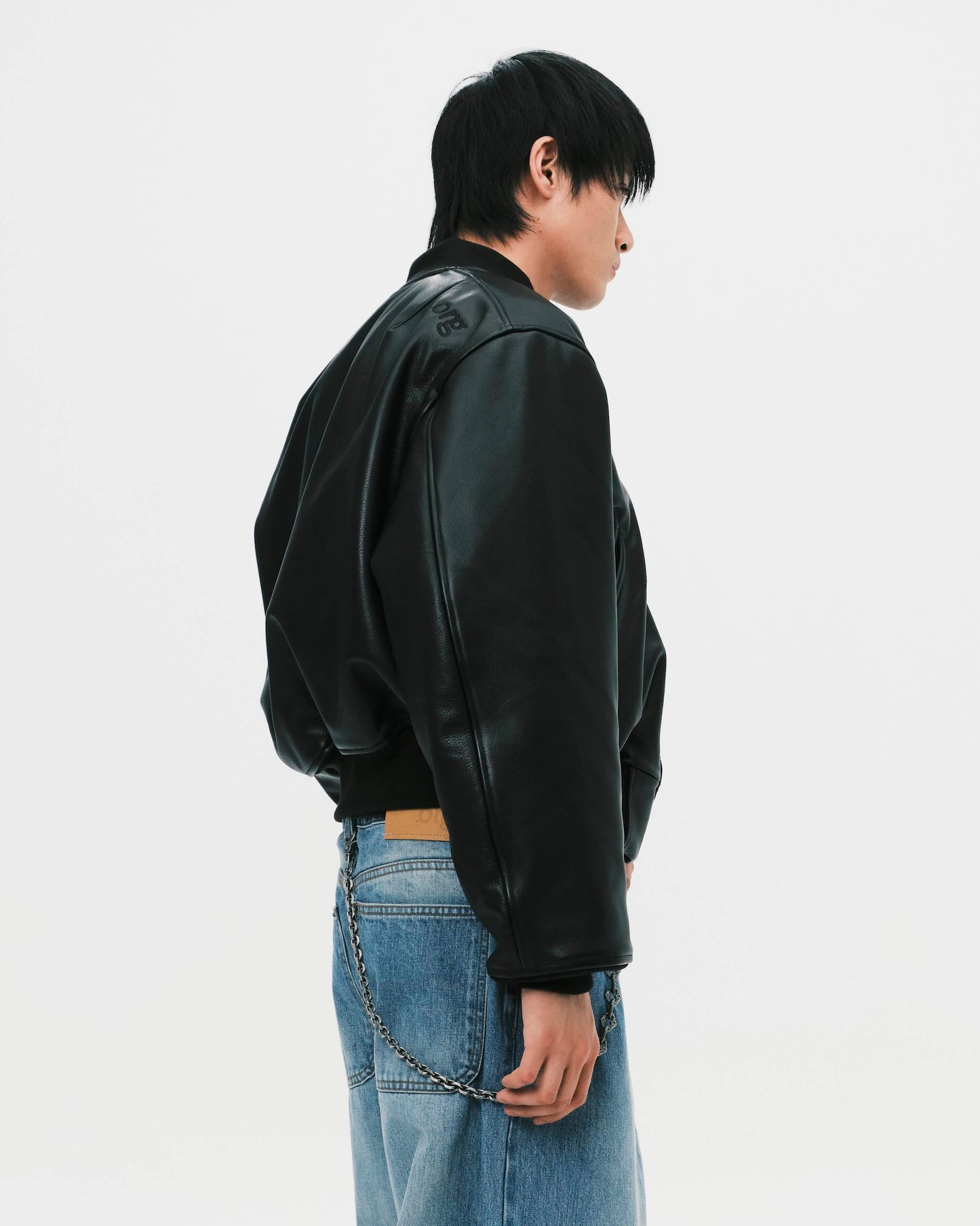 (nu-J26) Staff Leather MA-1 Jacket *org123.xyz Exclusive*