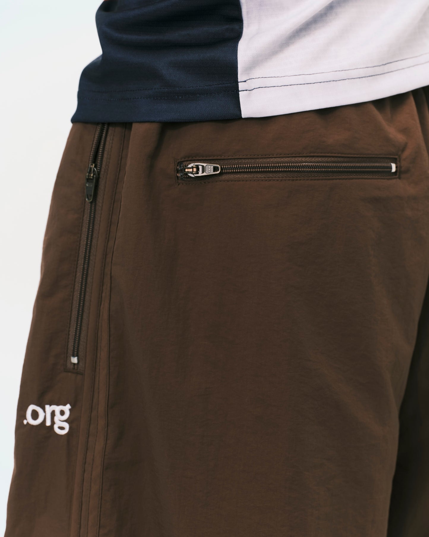 (nu-P56) Citizen Cropped Shorts Brown