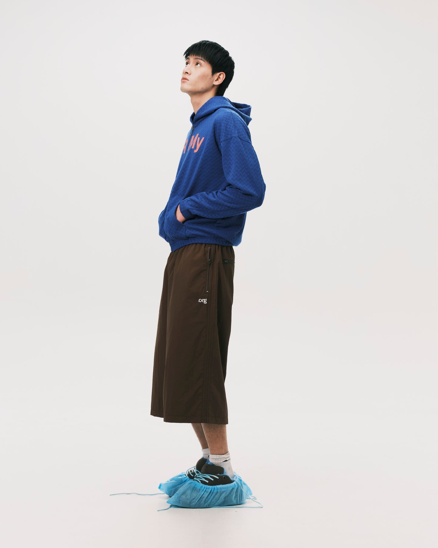 (nu-P56) Citizen Cropped Shorts Brown