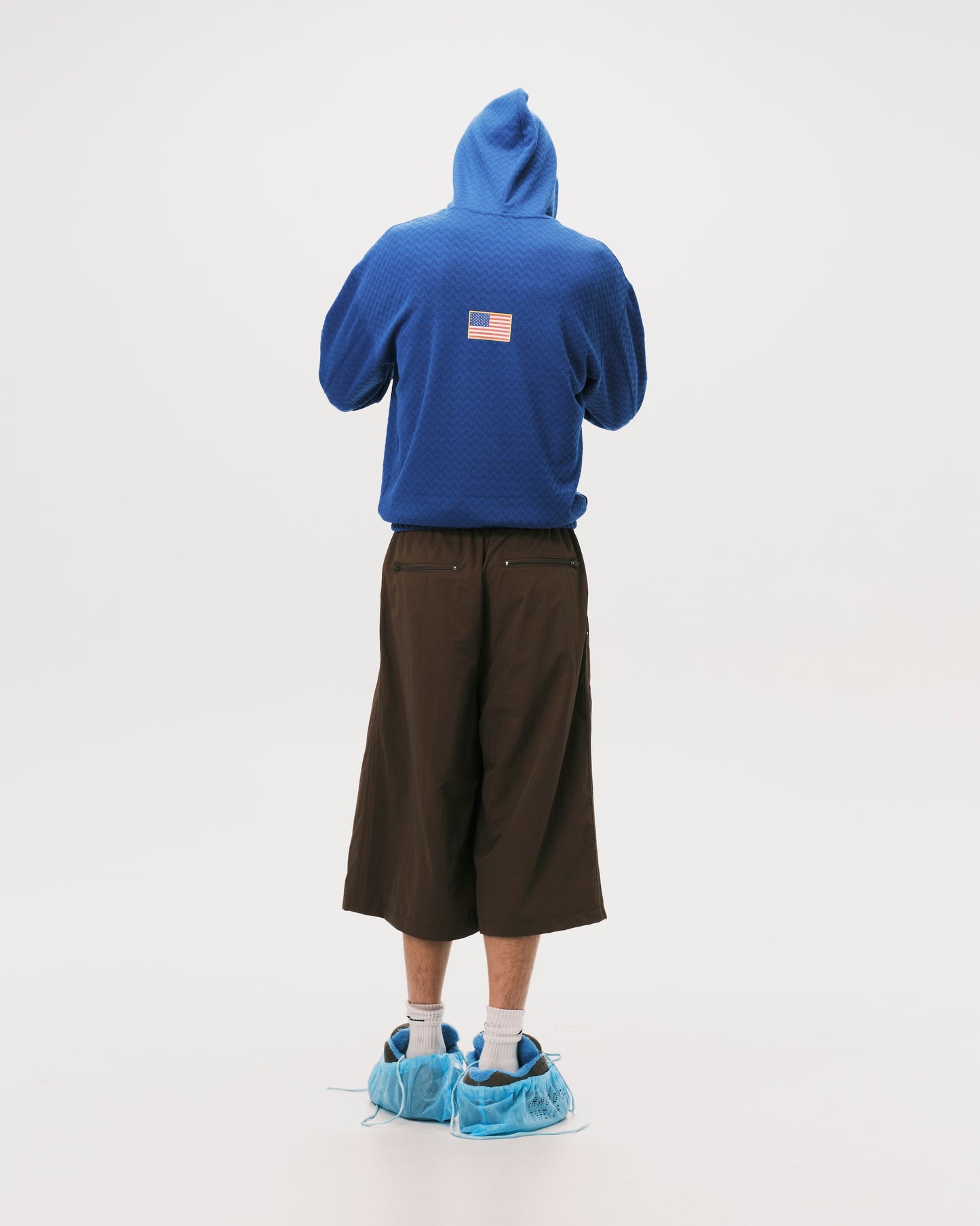 (nu-P56) Citizen Cropped Shorts Brown