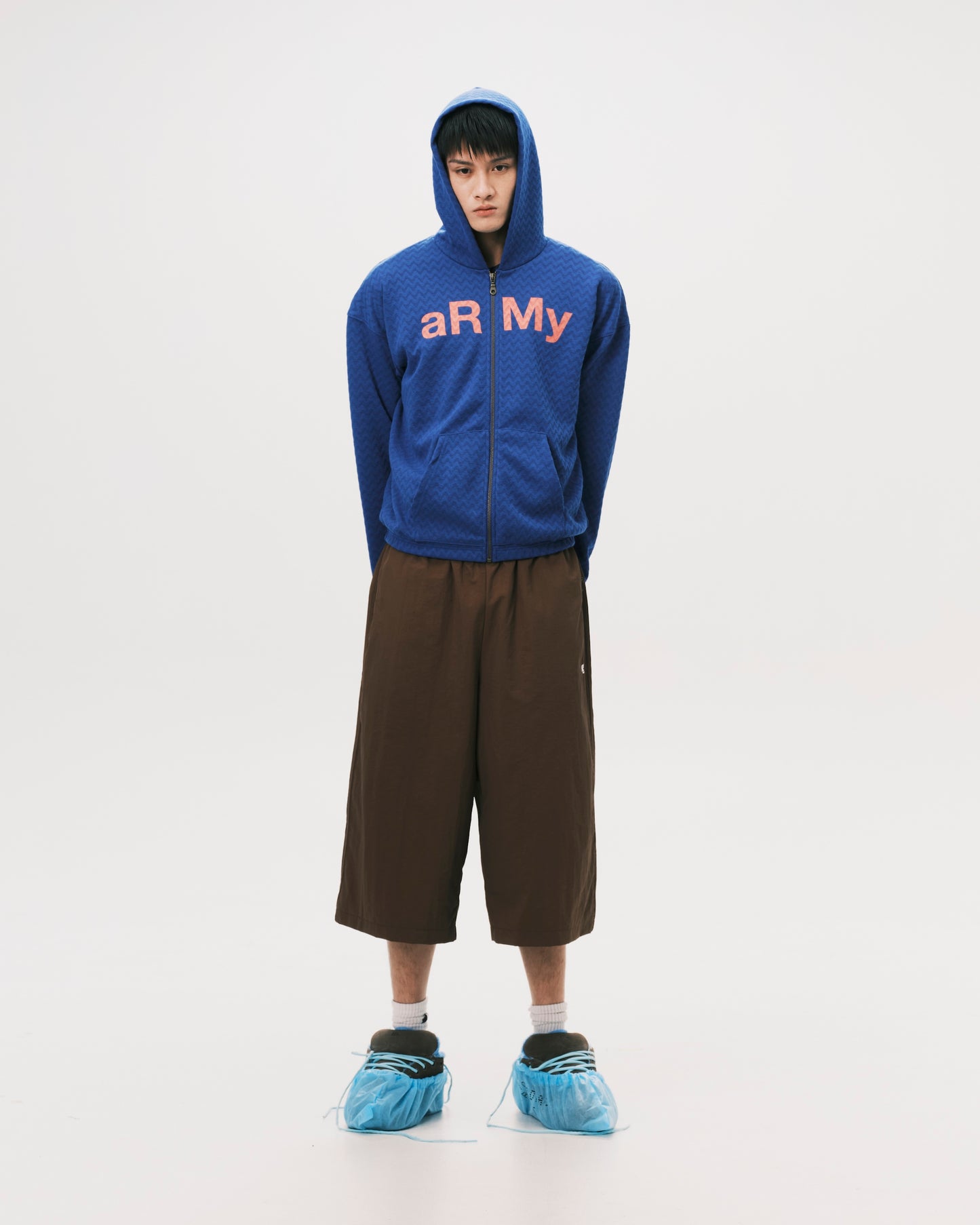 (nu-P56) Citizen Cropped Shorts Brown