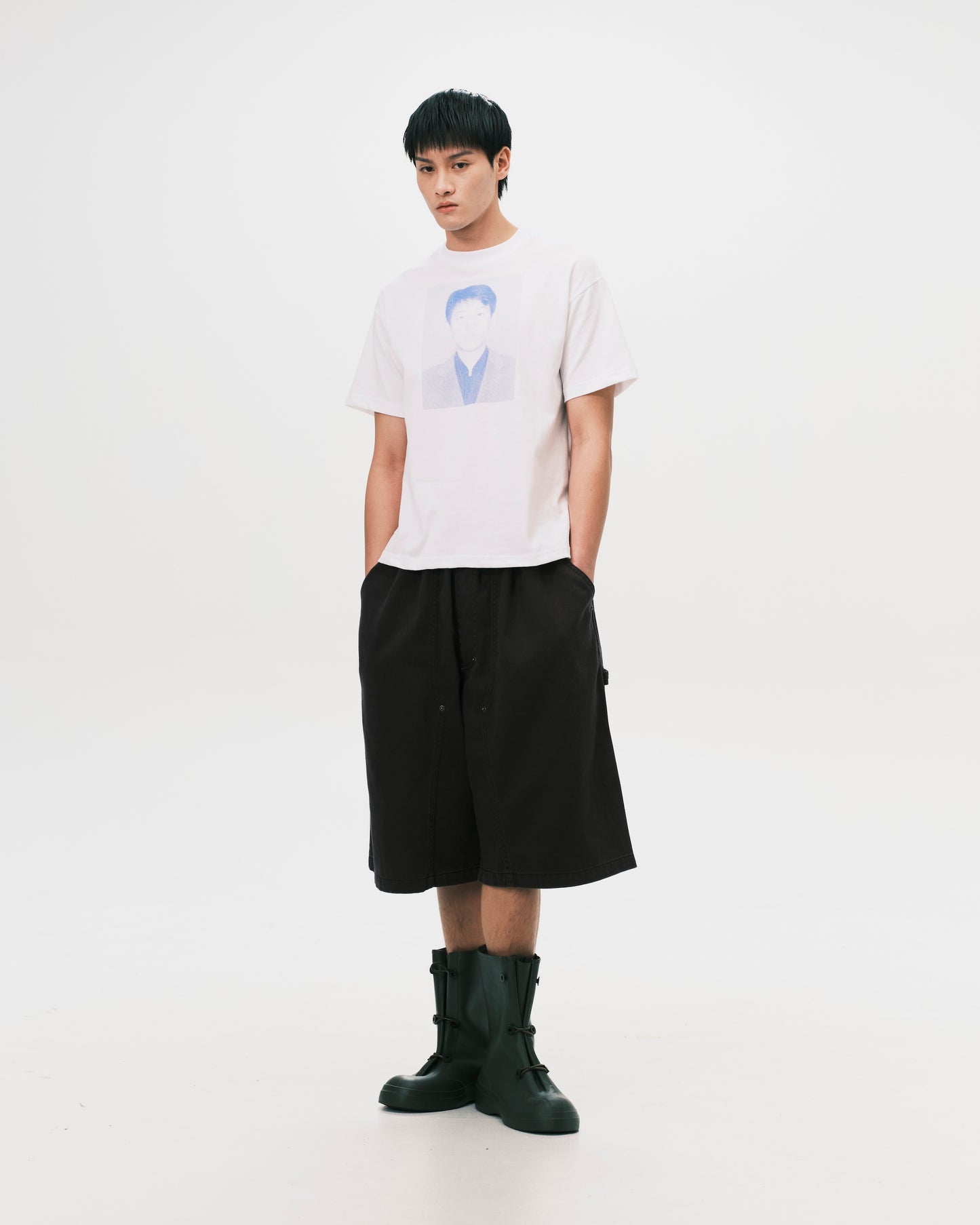 (nu-P57) W-Shorts II Dark Gray
