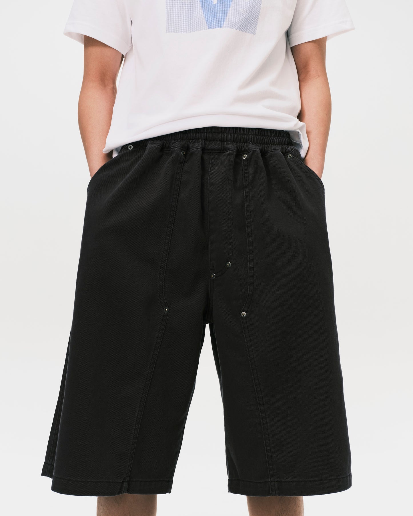 (nu-P57) W-Shorts II Dark Gray