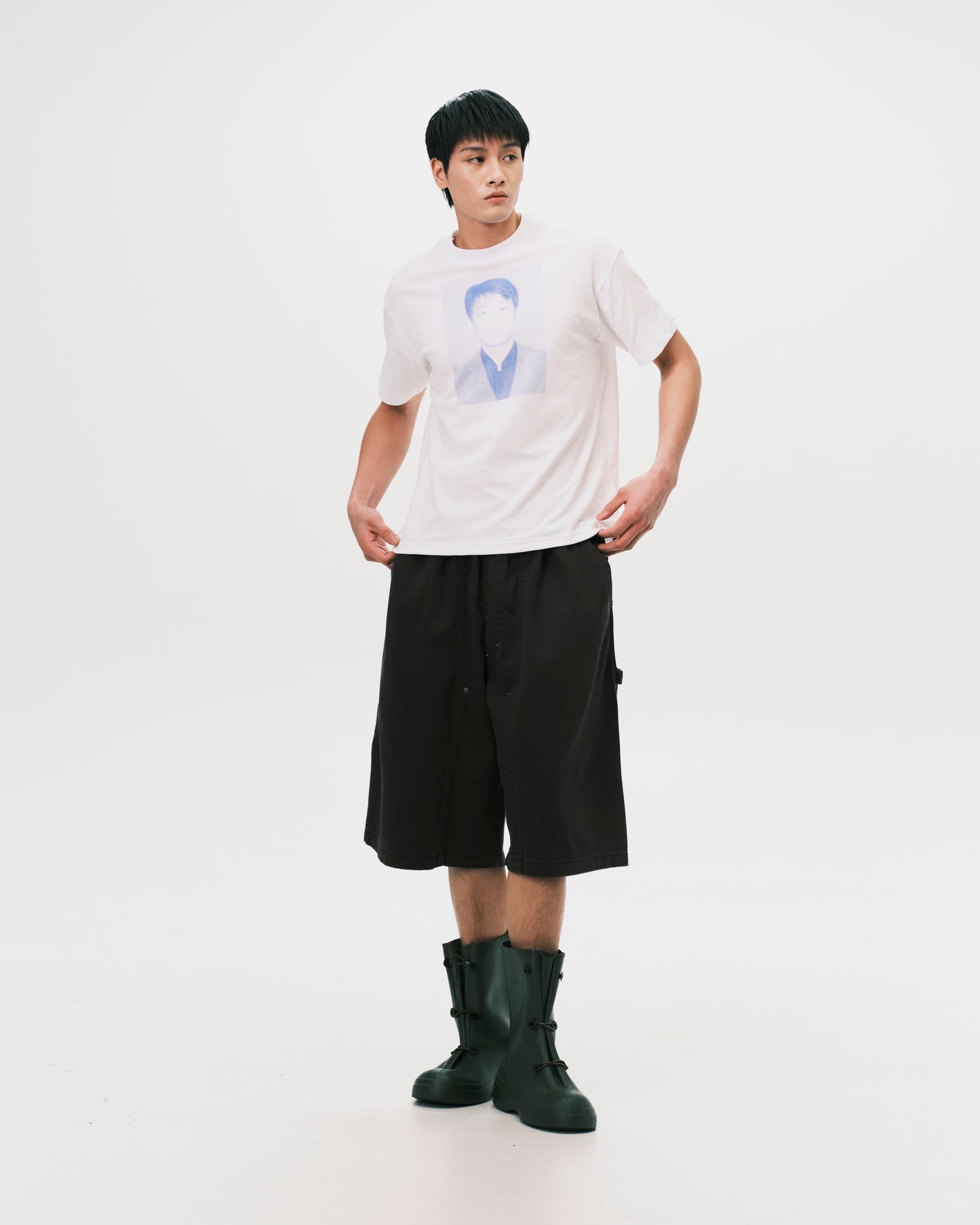 (nu-P57) W-Shorts II Dark Gray