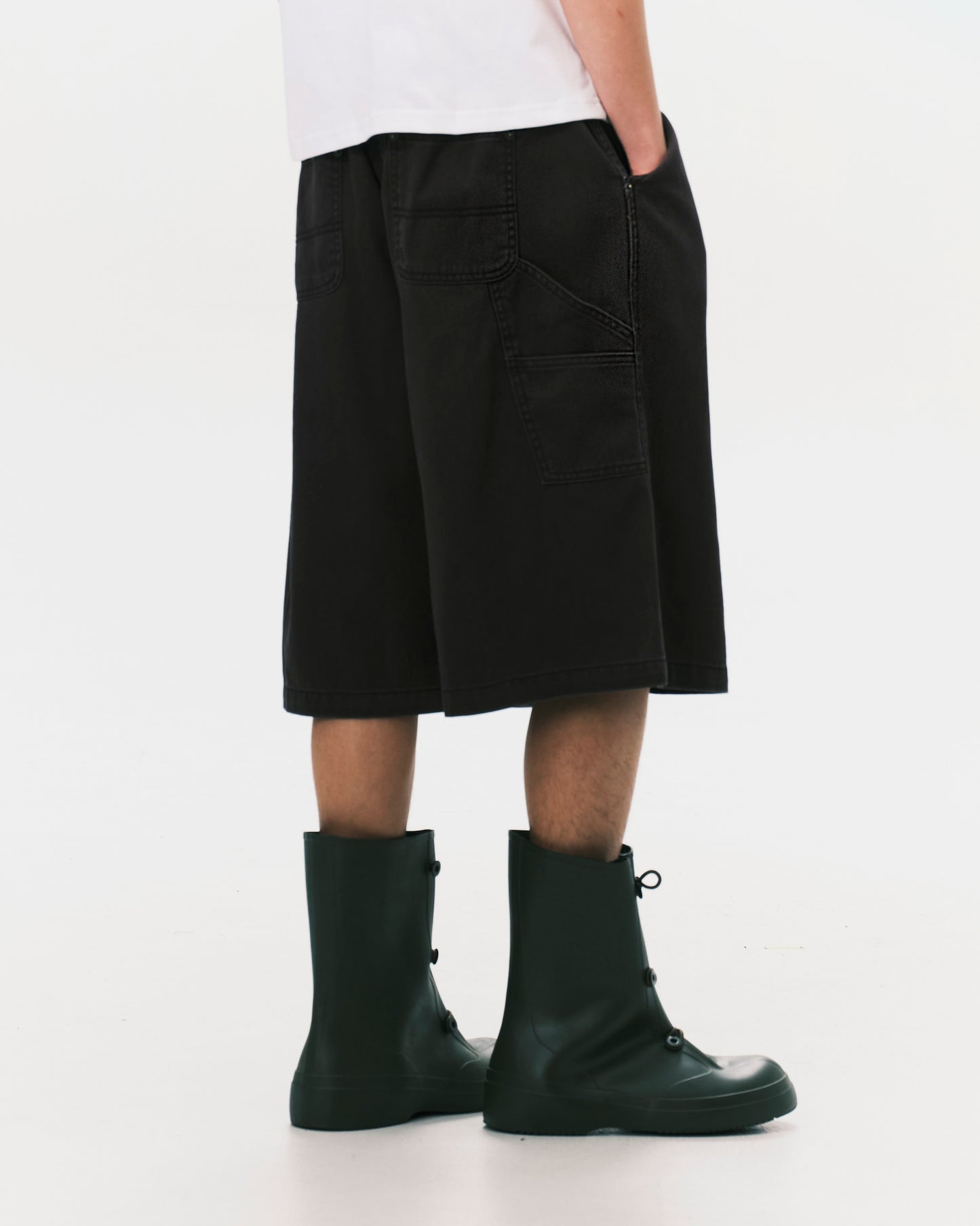 (nu-P57) W-Shorts II Dark Gray