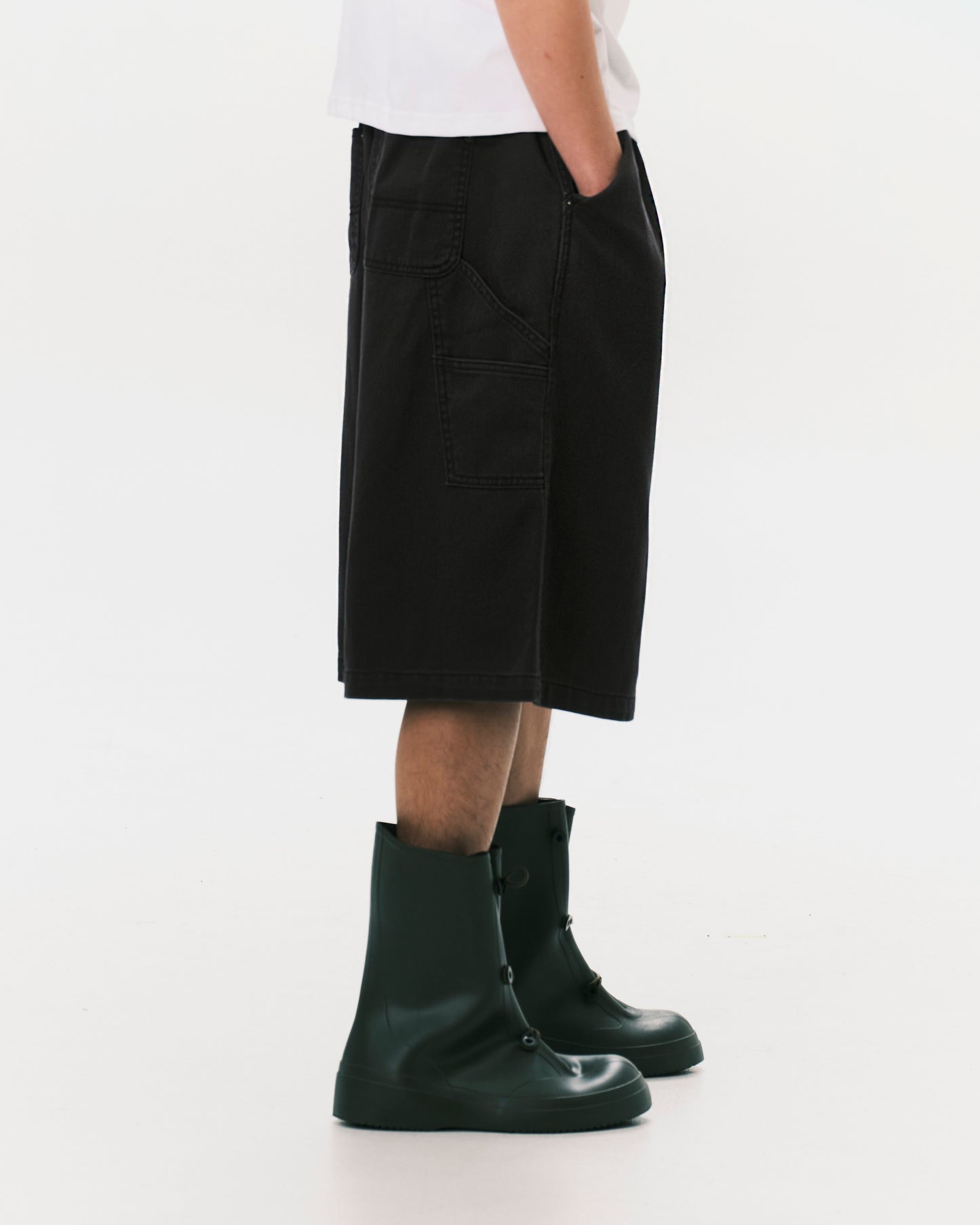 (nu-P57) W-Shorts II Dark Gray