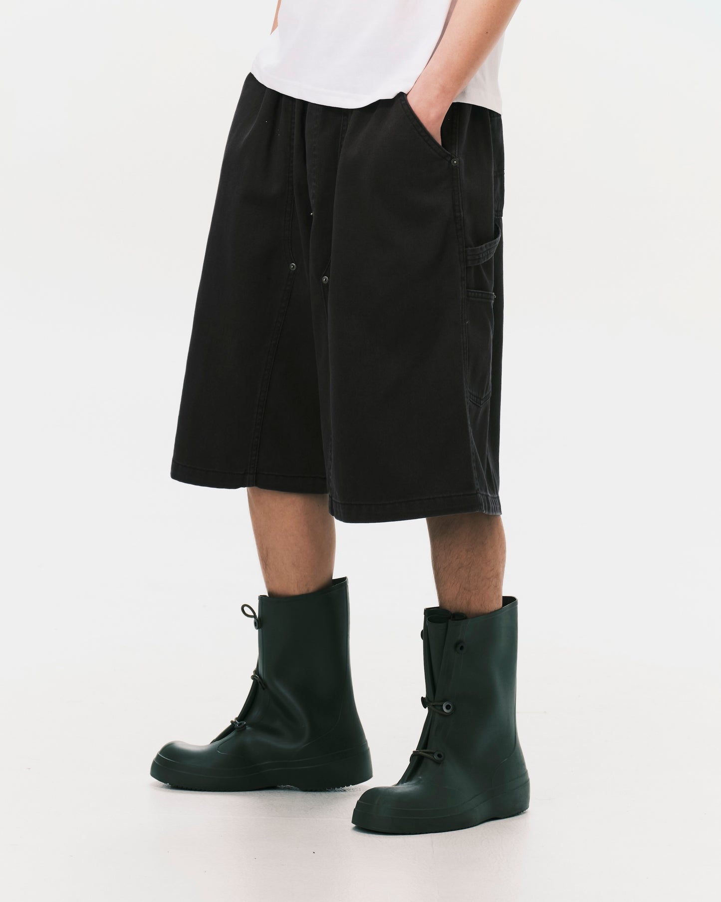 (nu-P57) W-Shorts II Dark Gray