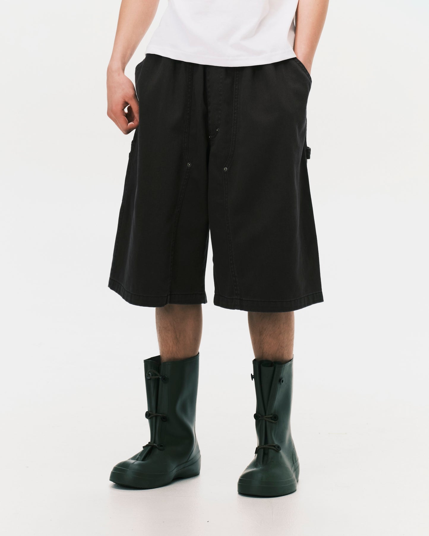 (nu-P57) W-Shorts II Dark Gray