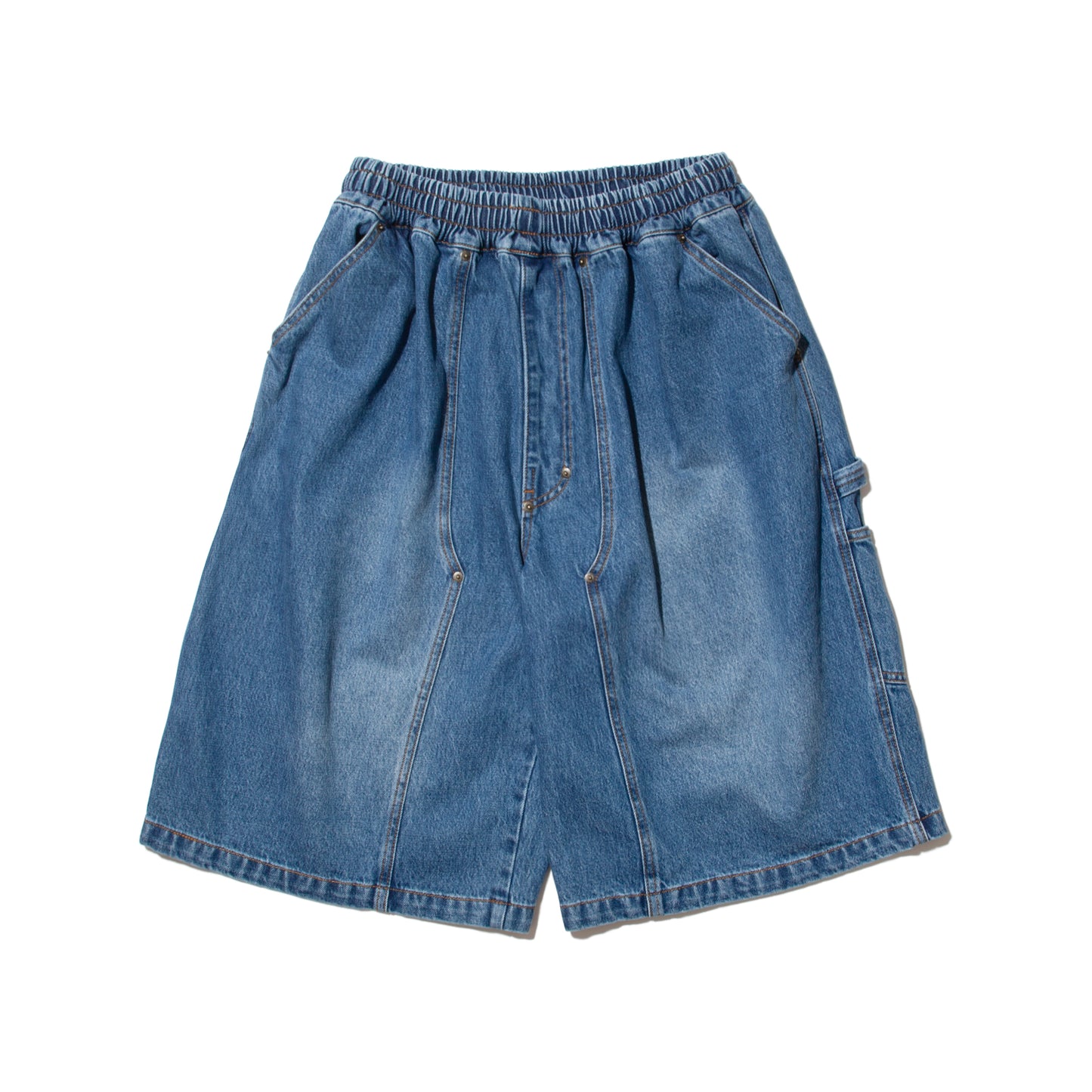 (nu-P58) W-Shorts II Blue Denim