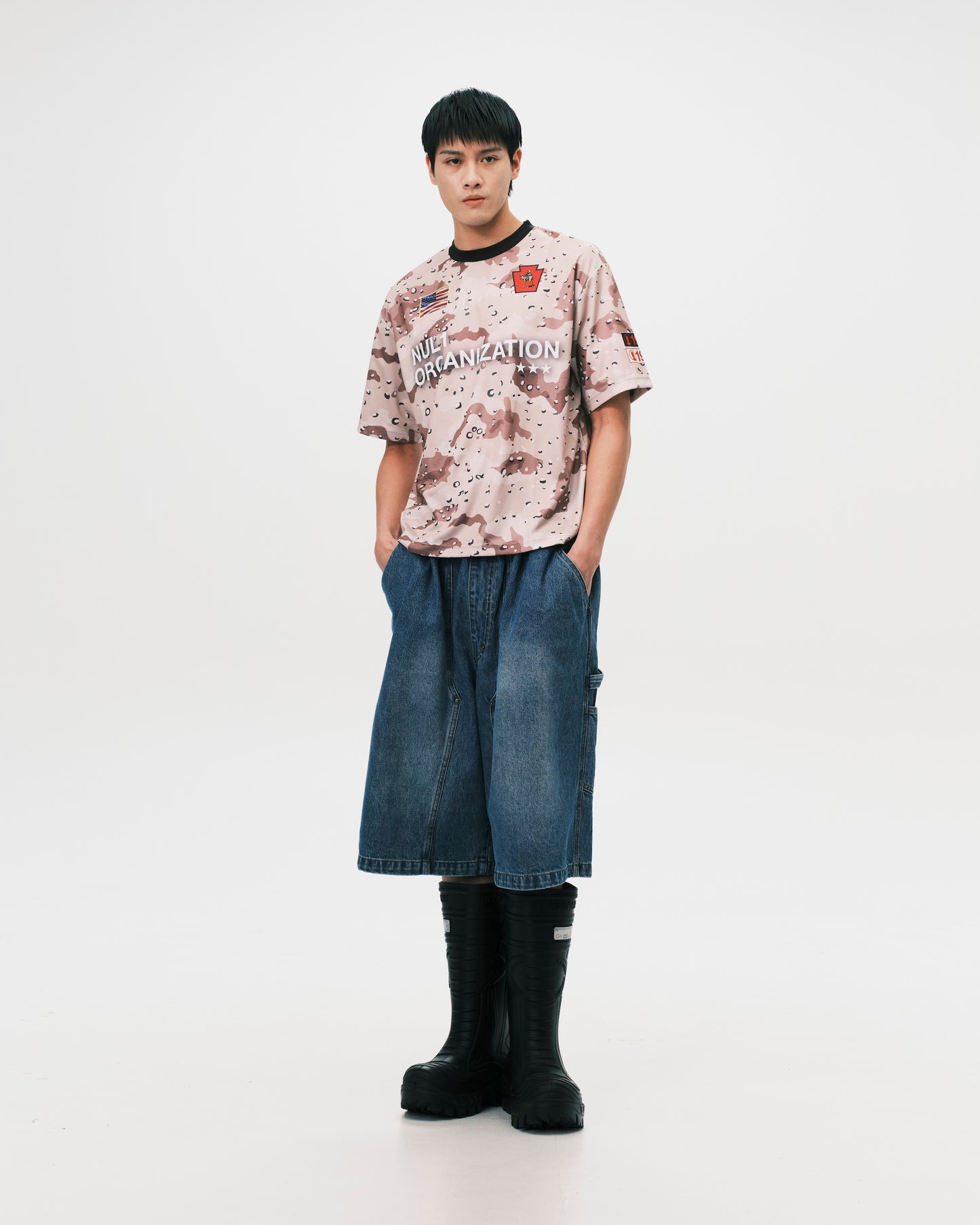 (nu-P58) W-Shorts II Blue Denim