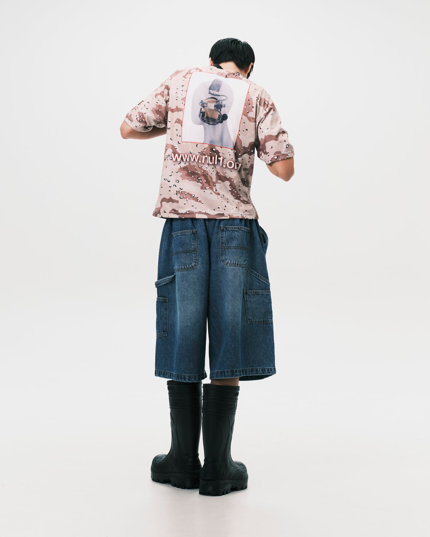 (nu-P58) W-Shorts II Blue Denim