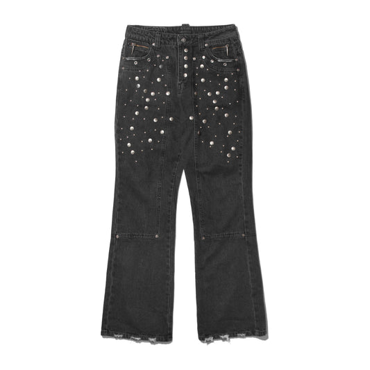 (nu-P65) Studded Jeans D35