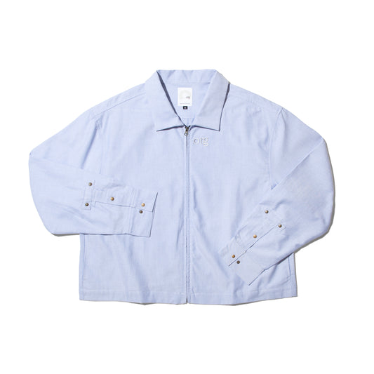 (nu-S12) DEI ZIp Shirt Blue