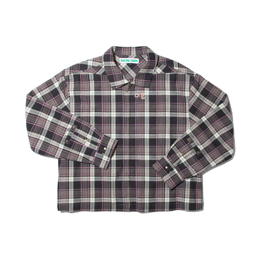 (nu-S13) DEI Zip Shirt Black