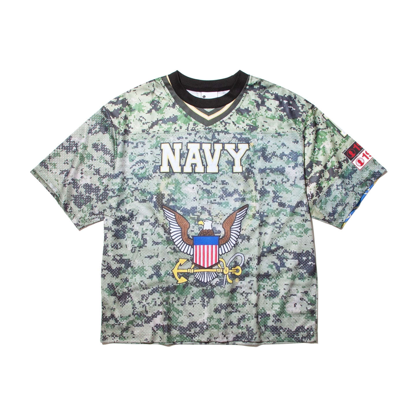 (nu-T115) NAVY DIGI Jersey