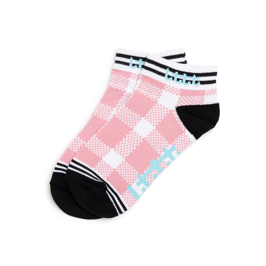 LTTT - SHUFFLE SOCKS - Pink Check
