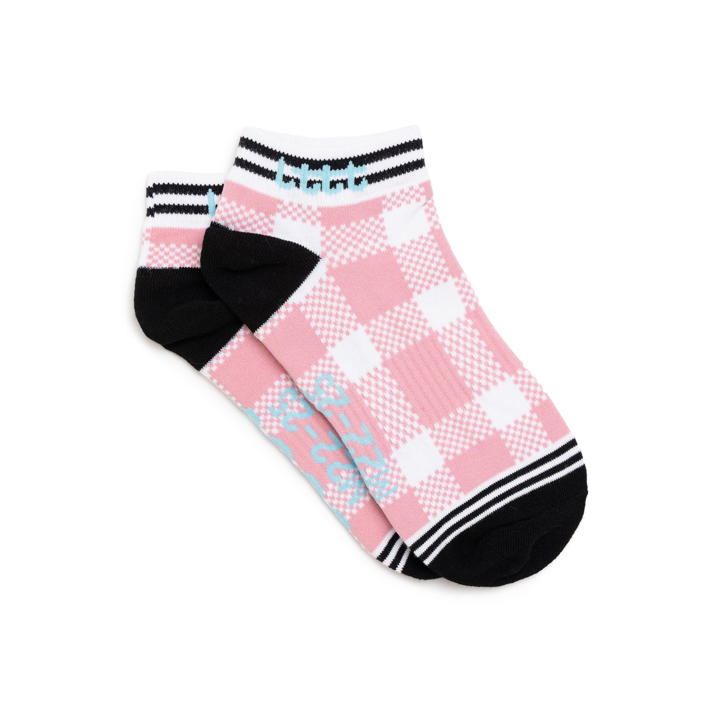 LTTT - SHUFFLE SOCKS - Pink Check